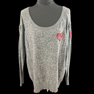 🔥 Torrid sweater with patches